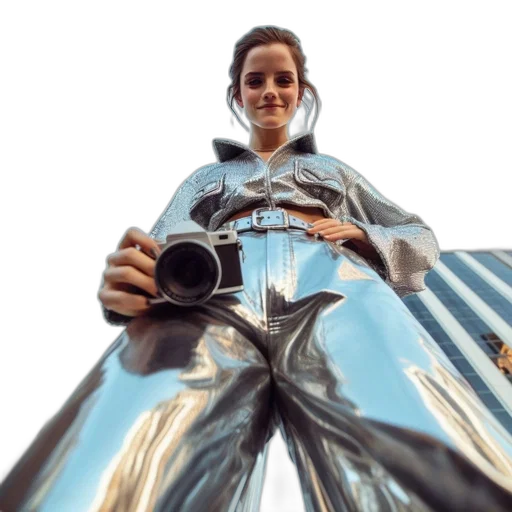 robot, staff, jacket, weapon transparent PNG cut-out