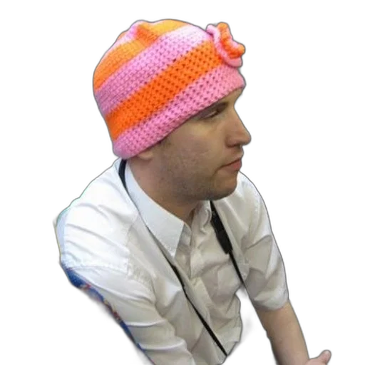 hat, staff, vaporwave, 3d render transparent PNG cut-out
