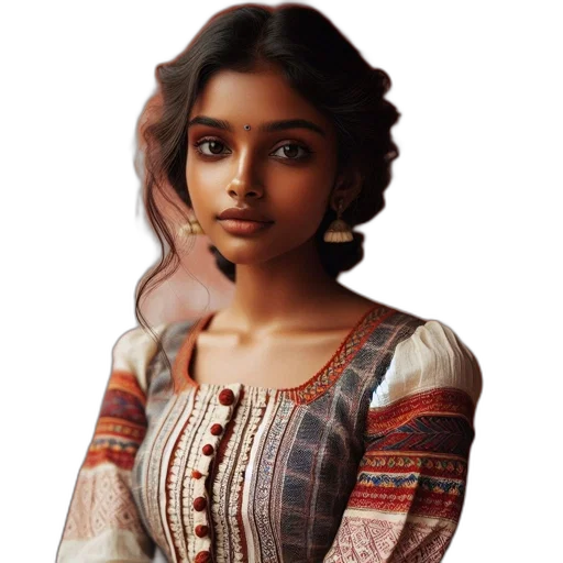 dress, face, fantasy art, concept art transparent PNG cut-out