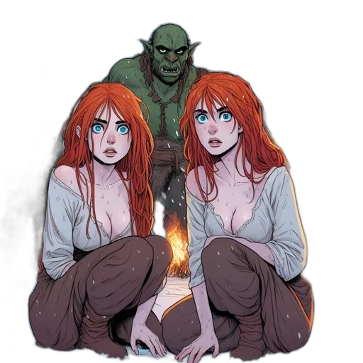 jacket, comic book art, concept art, fantasy art transparent PNG cut-out