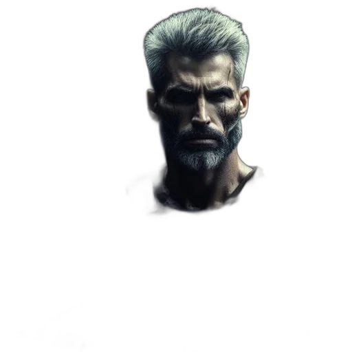 face, mask, comic book art, concept art transparent PNG cut-out