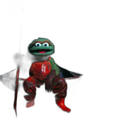 dragon, creature, animal, staff transparent PNG cut-out