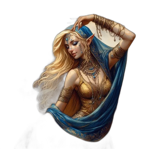 jewelry, dress, dragon, sword transparent PNG cut-out