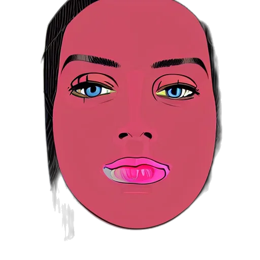 face, mask, jewelry, creature transparent PNG cut-out