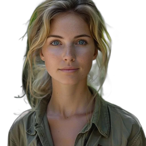 face, jacket, staff, crown transparent PNG cut-out