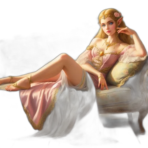 dress, furniture, concept art, fantasy art transparent PNG cut-out