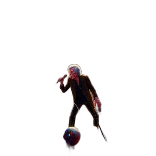 creature, mask, staff, robot transparent PNG cut-out