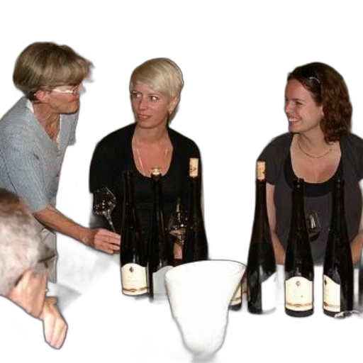 bottle, staff, 3d render, group transparent PNG cut-out