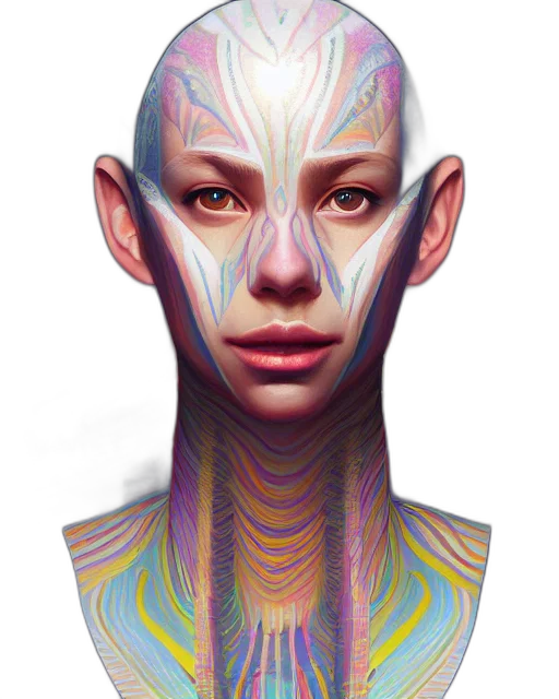 face, mask, creature, robot transparent PNG cut-out