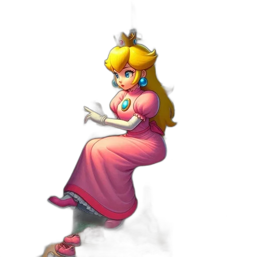 dress, crown, staff, weapon transparent PNG cut-out