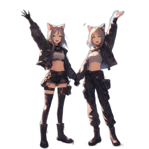 staff, concept art, 3d render, anime transparent PNG cut-out