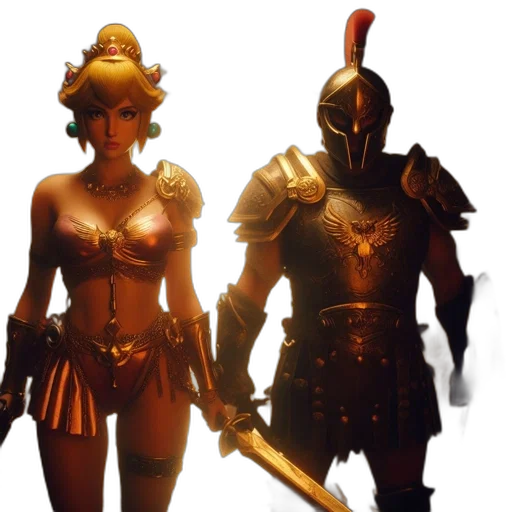 sword, concept art, 3d render, fantasy art transparent PNG cut-out