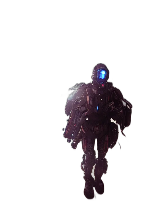 robot, weapon, creature, jacket transparent PNG cut-out