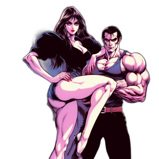 comic book art, concept art, pixel art, fantasy art transparent PNG cut-out