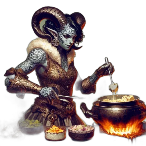 dragon, food, staff, creature transparent PNG cut-out