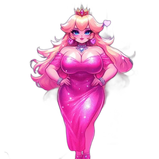 dress, crown, concept art, pixel art transparent PNG cut-out
