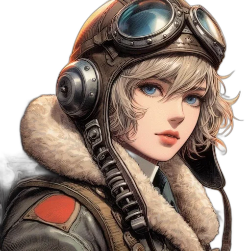 jacket, face, weapon, hat transparent PNG cut-out