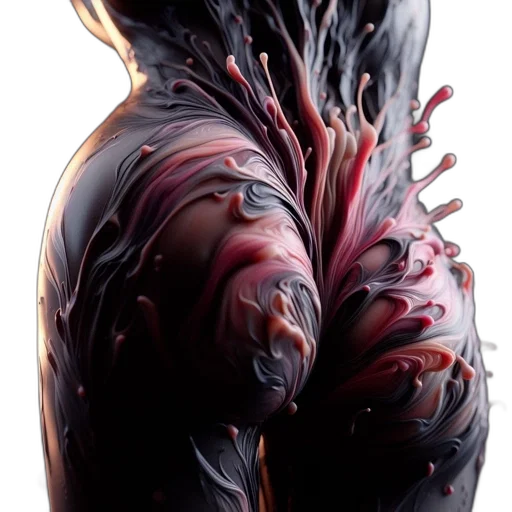 creature, dress, hair, face transparent PNG cut-out