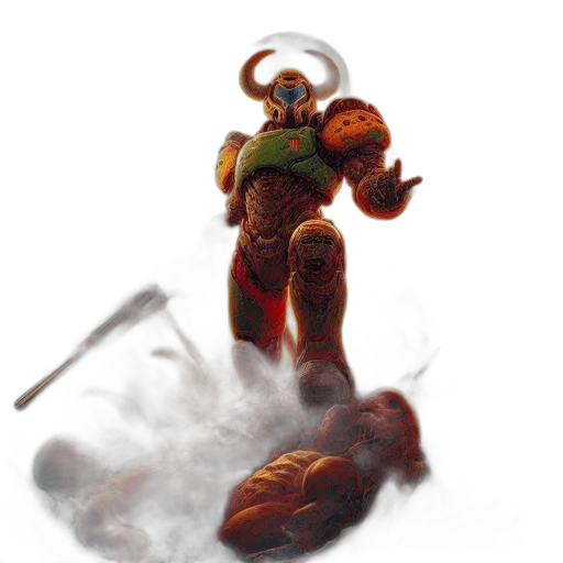 robot, creature, dragon, staff transparent PNG cut-out