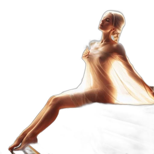 dress, concept art, photorealistic, 3d render transparent PNG cut-out