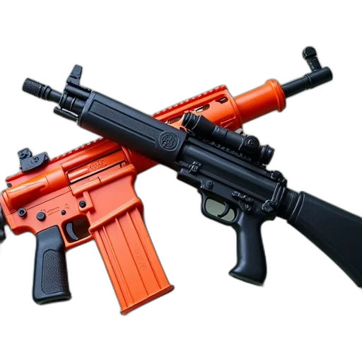 weapon, 3d render, concept art, photorealistic transparent PNG cut-out