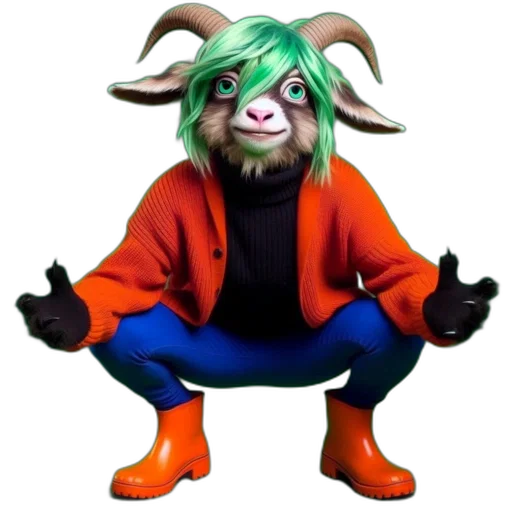 jacket, animal, creature, staff transparent PNG cut-out