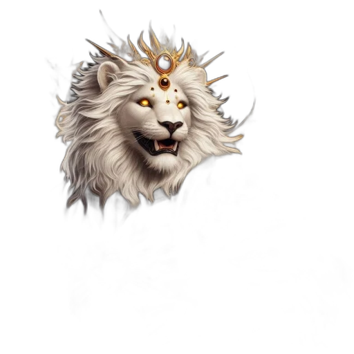 crown, animal, staff, creature transparent PNG cut-out