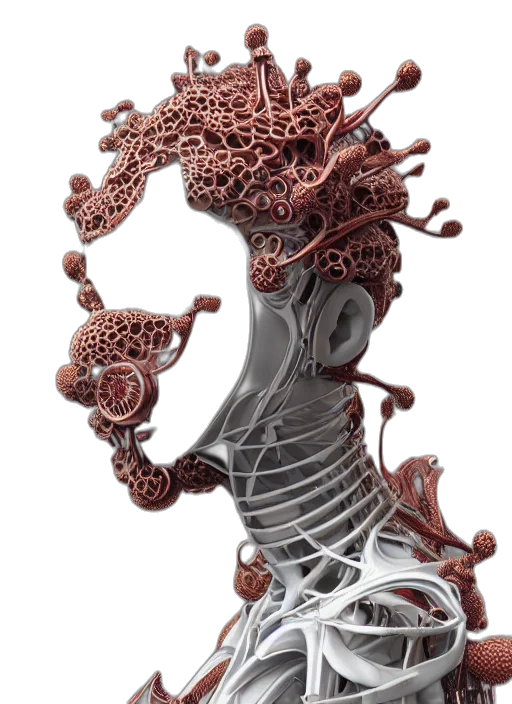jewelry, crown, robot, hair transparent PNG cut-out