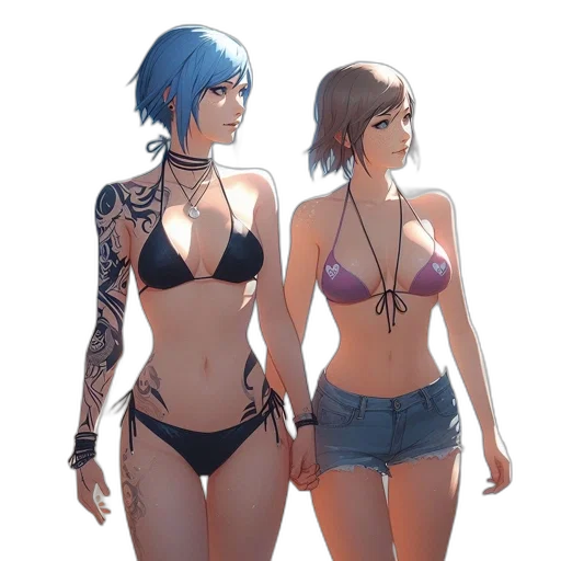 concept art, comic book art, cyberpunk, fantasy art transparent PNG cut-out