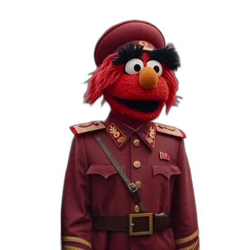 jacket, animal, hat, staff transparent PNG cut-out