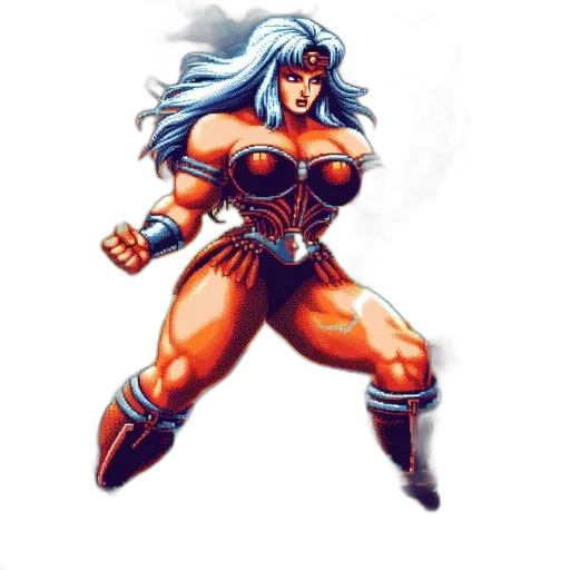 comic book art, concept art, pixel art, fantasy art transparent PNG cut-out