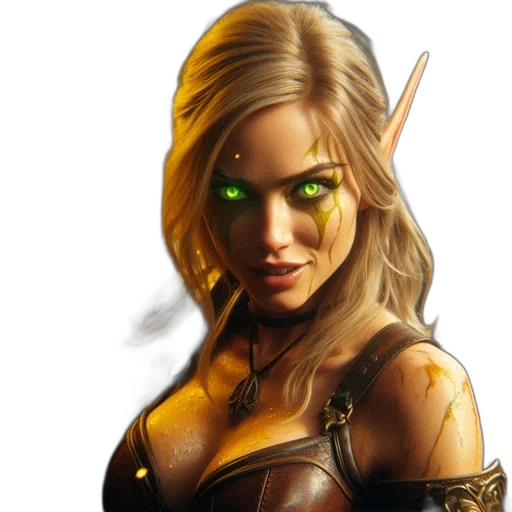 face, staff, fantasy art, concept art transparent PNG cut-out