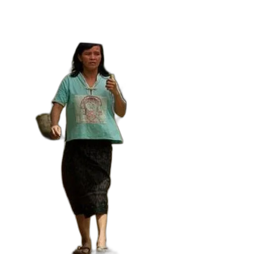 dress, staff, umbrella, animal transparent PNG cut-out