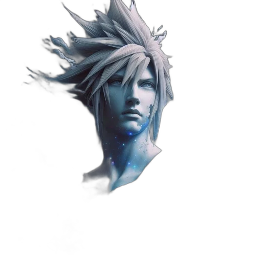face, mask, hair, creature transparent PNG cut-out