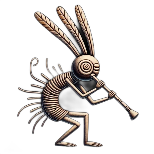 staff, creature, jewelry, hair transparent PNG cut-out