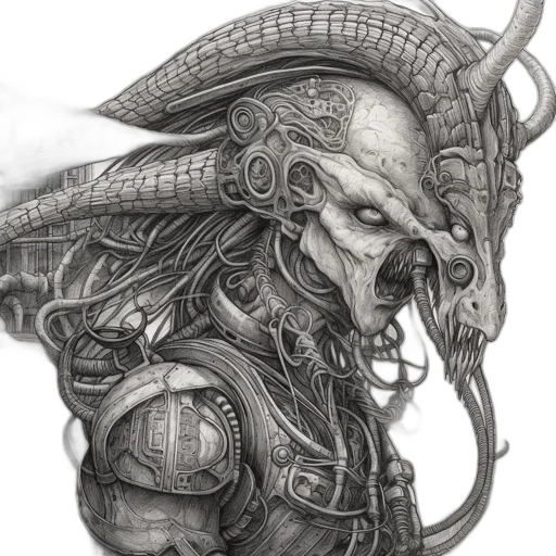 mask, dragon, face, creature transparent PNG cut-out
