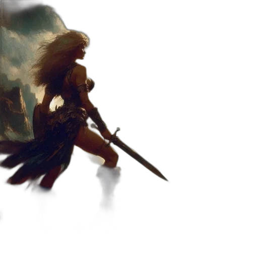 sword, weapon, dragon, fantasy art transparent PNG cut-out