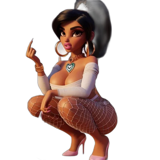 dress, staff, concept art, 3d render transparent PNG cut-out