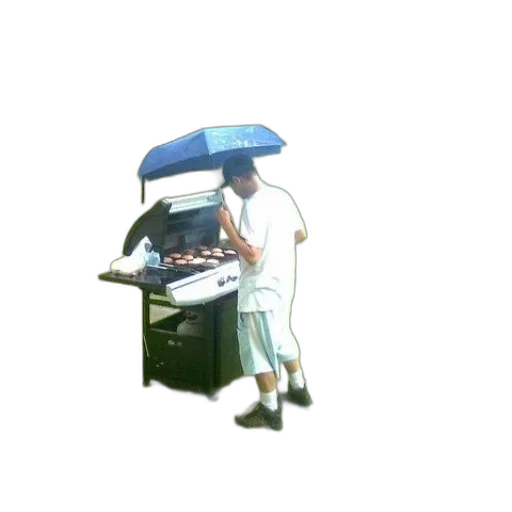 umbrella, food, hat, robot transparent PNG cut-out