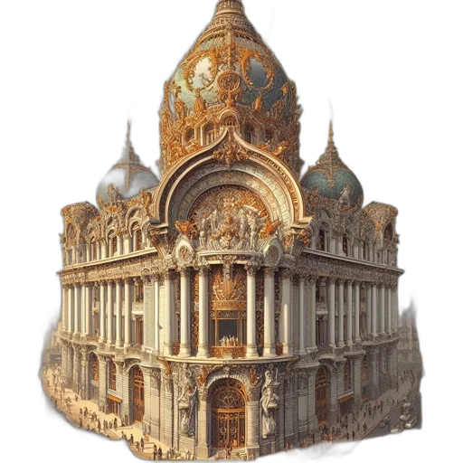 building, crown, furniture, jewelry transparent PNG cut-out