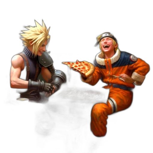 food, weapon, concept art, 3d render transparent PNG cut-out