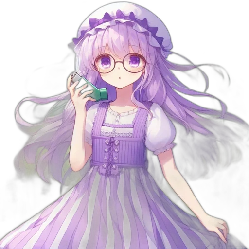 dress, flower, staff, crown transparent PNG cut-out
