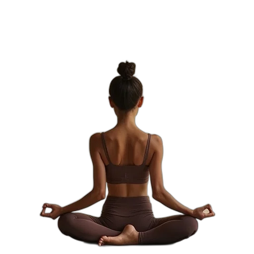 photorealistic, yoga, sequence transparent PNG cut-out