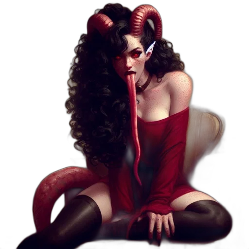 mask, creature, staff, fantasy art transparent PNG cut-out