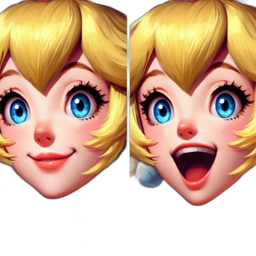 face, mask, crown, 3d render transparent PNG cut-out