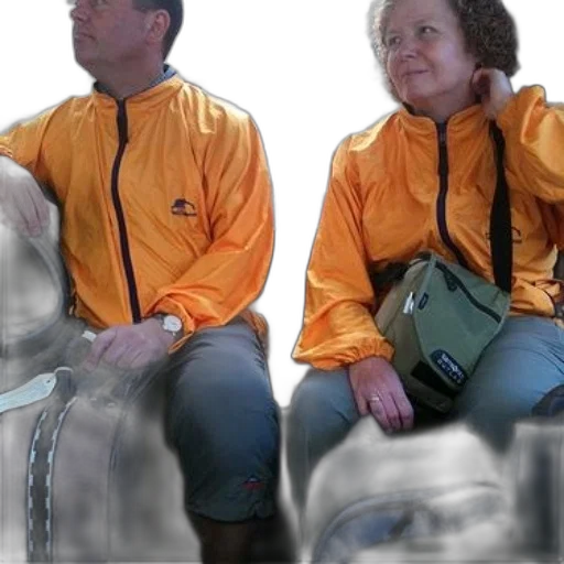 jacket, two, people, wearing transparent PNG cut-out