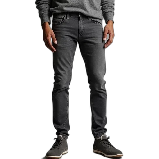 jacket, 3d render, dark, monochrome transparent PNG cut-out