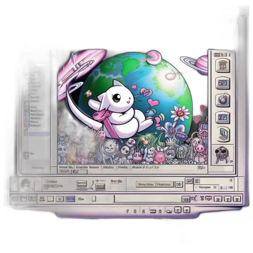robot, weapon, creature, staff transparent PNG cut-out