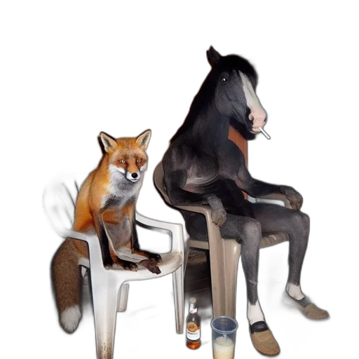 animal, furniture, concept art, watercolor transparent PNG cut-out
