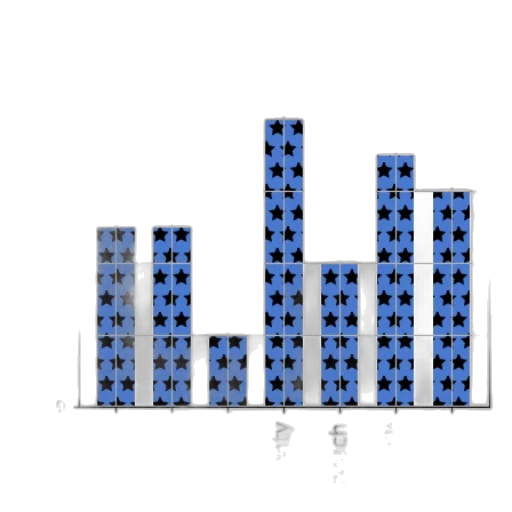 crown, 3d render, blue, bar transparent PNG cut-out